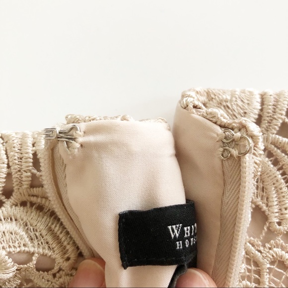 White House Black Market Lace Cocktail Dress Sz 0 - Picture 8 of 10